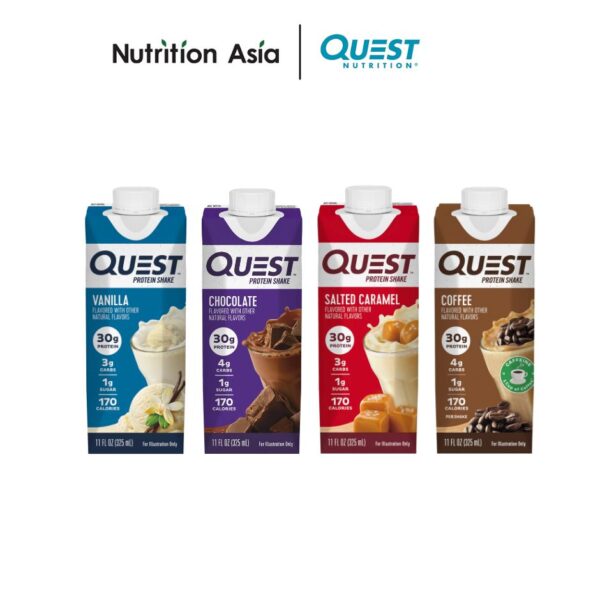 Quest Nutrition Protein Milkshake 325ml ( Box of 12 ) (CHECK EXP)