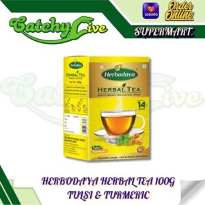 HERBODAYA HERBAL TEA 100G MINT & TURMERIC/TULSI & TURMERIC