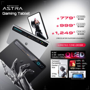 [HOT] REDMAGIC Astra Gaming Tablet | The Most Powerful Android Tablet | Pixel Perfect OLED Display | 13-layer ICE-X Cooling System