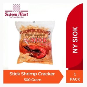 Kerupuk Ny Siok STICK/OVAL Shrimp Cracker 500 Grams Krupuk Keropok Udang (SG)