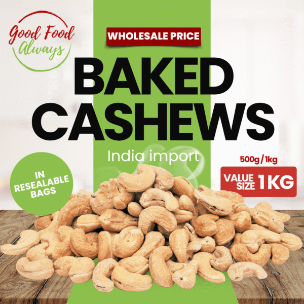 [India Import] Baked Cashew Nuts | 1KG | 500g | Wholesale Price | 烘烤腰果