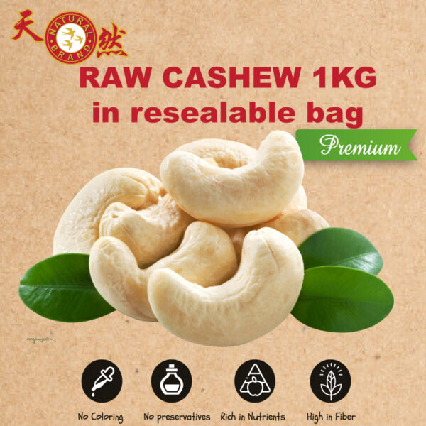 Raw Cashew Nut 1kg Wholesale