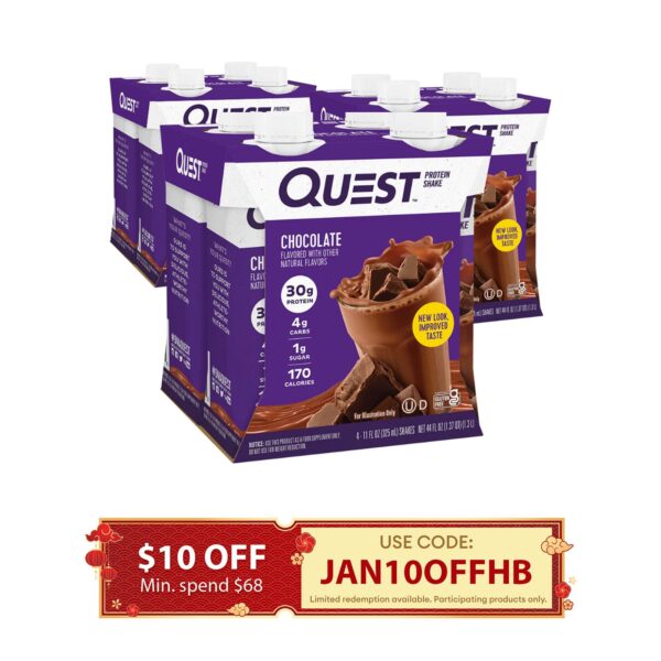 Quest Nutrition Protein Shake Chocolate Milkshake - 12x325ML