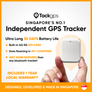 Tack GPS Tracker (Roams in 30+ countries Excl. Malaysia) -  30 day battery life, supports Android & iOS, for Kids, Elderly, Pets, Dogs, Car, Bike