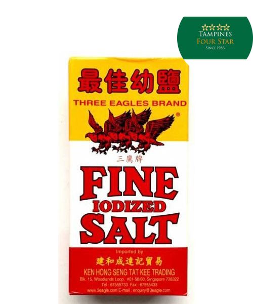 Three Eagles Fine Iodized Salt 500g