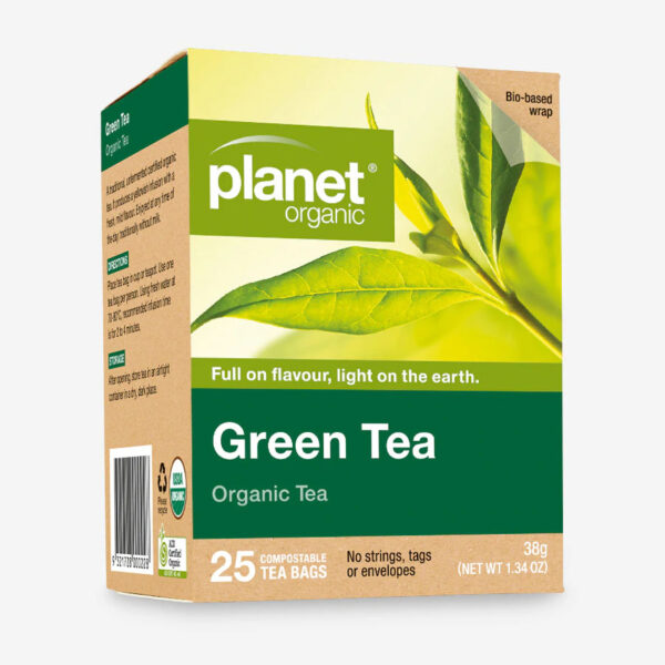 Planet Organic Green Organic Tea (25 bags)