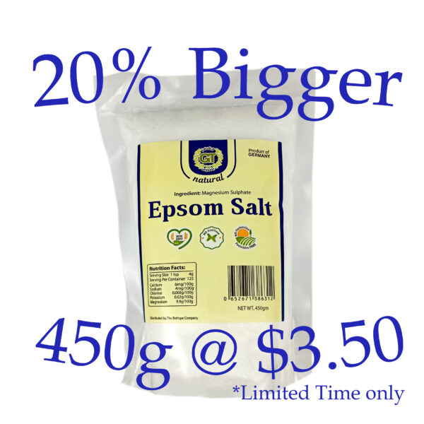 Gabrielle T Epsom Salt [450g] - New Stock