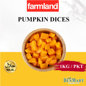 [BenMart Frozen] Farmland Diced Pumpkin 1kg - Vegetable