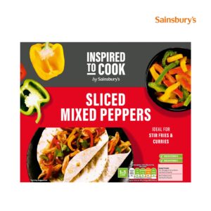 Sainsbury's Sliced Mixed Capsicum Bell Peppers - Frozen