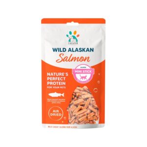 Wild Alaskan Salmon Mini Stick Treats For Cats & Dogs 70gm