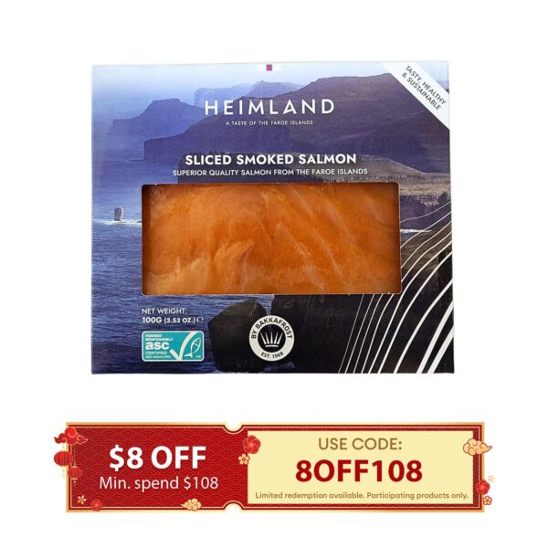 Port65 Bakkafrost Heimland Cold Smoked Salmon Slices - Frozen