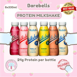 Barebells Protein Shakes | Post Workout Milkshake Drinks | High Protein Low Carb | 8 bottles