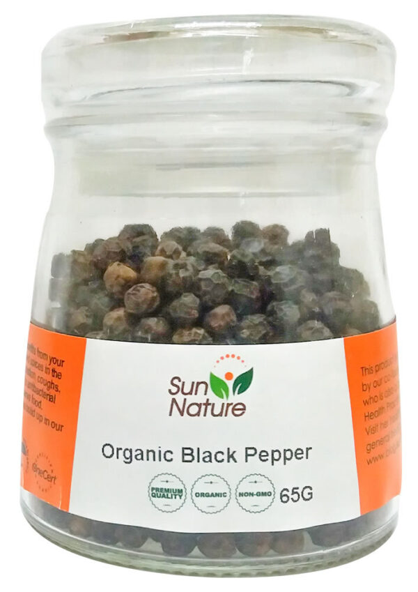 Sun Nature - Organic Black Pepper 65G