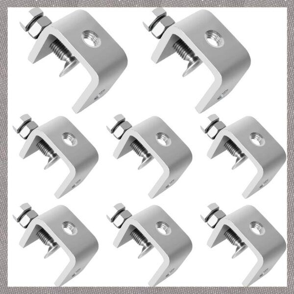 Small C Clamps Heavy Duty C-Clamp Stainless Steel Clamps with Stable Wide Jaw Opening & I Beam Design,Clamping Range 16-25mm