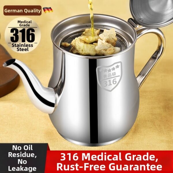 Food-Grade Drip-Free Oil Jug