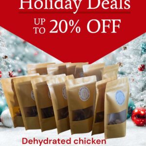 Dehydrated Chicken Wing Tip 50g , a Natural Dental Chew