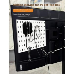JOSEN LIGHTING | Behind TV Storage Cabinet Organizer Hidden Set-top Box Decorative Concealer