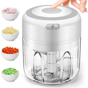 100250ML Electric Cordless Food Chopper Onion Dicer Garlic Masher Baby Food Blender Nut Meat ChiliPepper Grinder Kitchen Tool