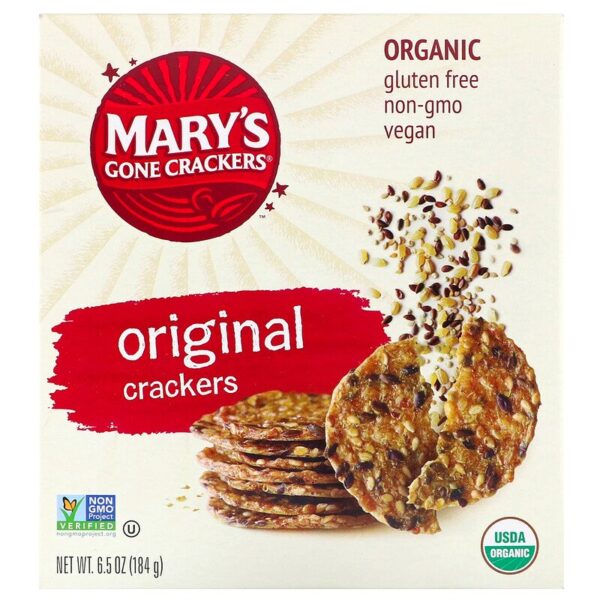 Mary's Gone Crackers, Original Crackers, 6.5 oz (184 g)[PRE-ORDER]