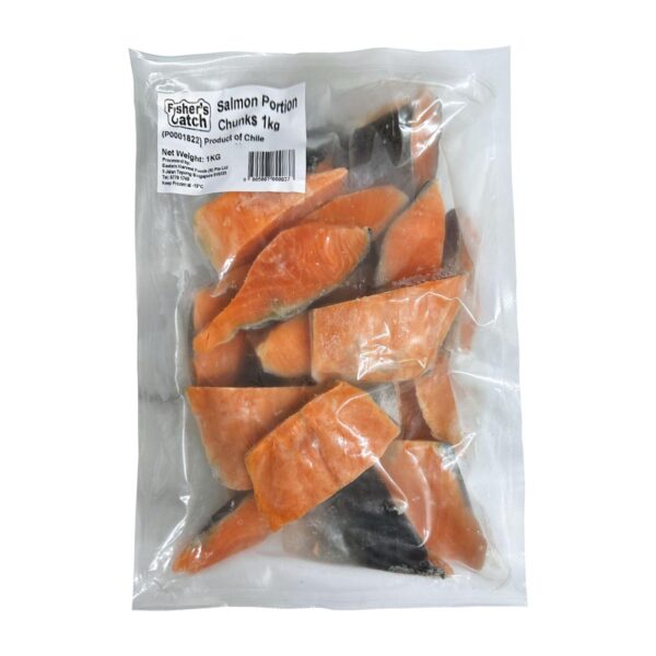 Fisher's Catch Salmon Portion Chunks - Frozen