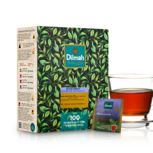 Dilmah Dilma Blackcurrant Flavored Black Tea 100 Bags Imported Ceylon Black Tea Independent Packaging Tea Bags