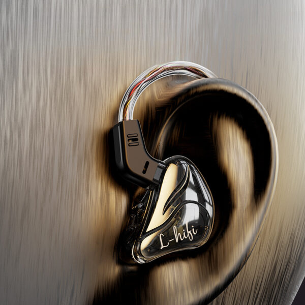 New hanging ear headphones with wired subwoofer for mobile phones, digital Typec for gaming and sports karaoke